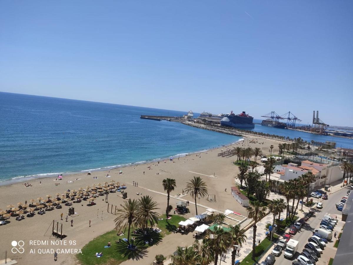Espectaculares Vistas Al Mar Playa Malagueta Apartment Malaga Luaran gambar